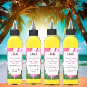 BUNDLE DEAL: 4 Bottles of Super Hair Growth Oil (4oz)